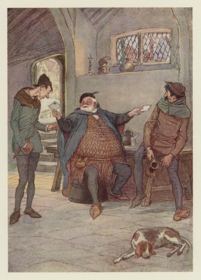 Go, Bear Thou This Letter to Mistress Page, and Thou This to Mistress Ford by Hugh Thomson